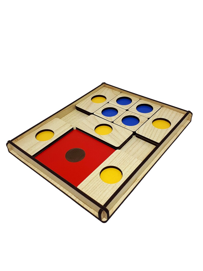 Livart Klotski Puzzle the Escape Sliding Block Puzzle Etsy