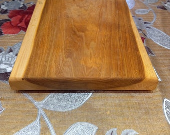 Handmade Solid Elm Wood Cutting Board (42cmx22cm)