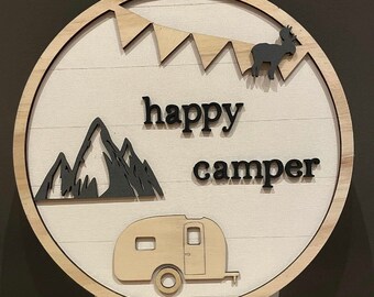 Decorating Happy Camper/ decoration/ camping/ gift/ camping love