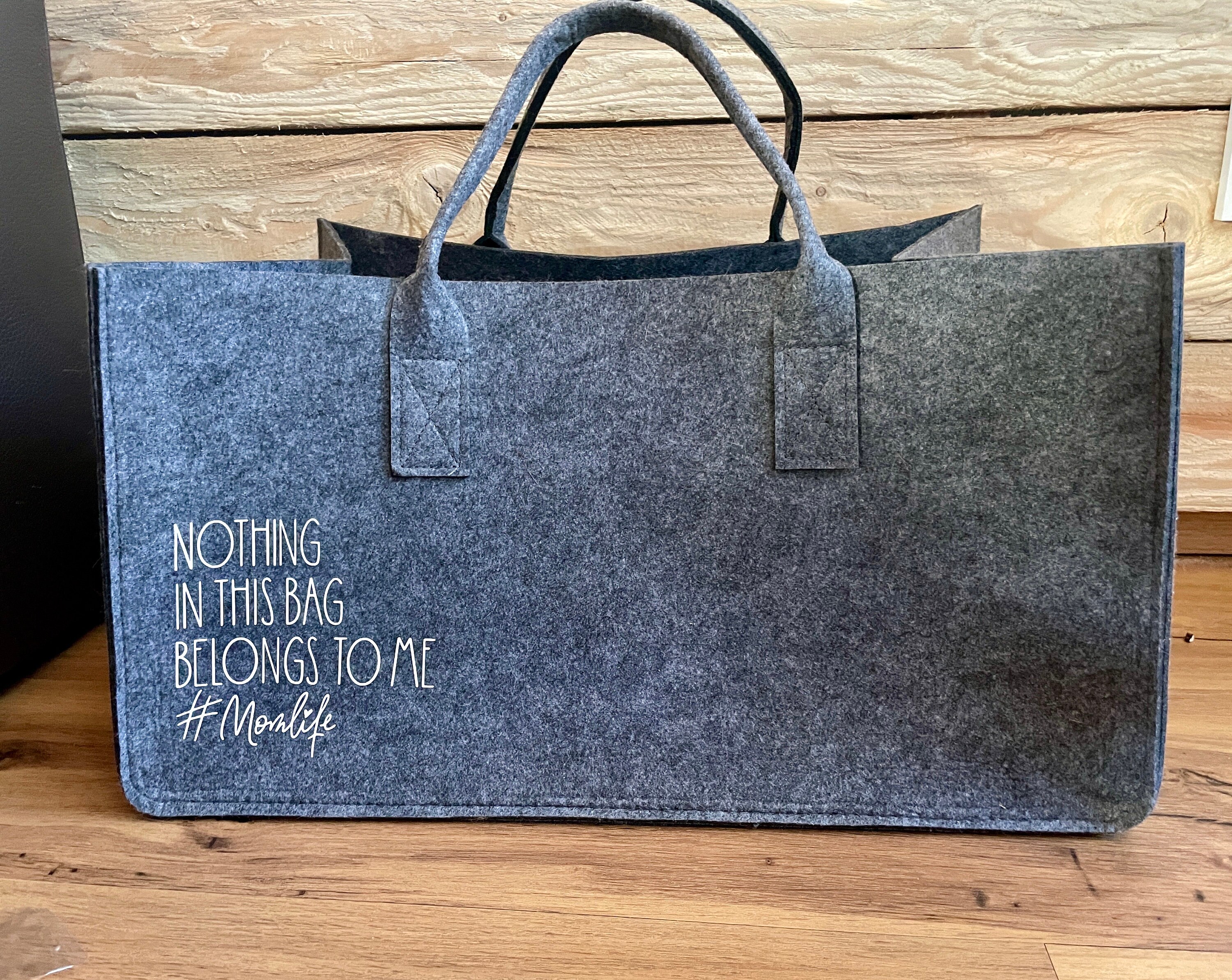 Filztasche/Einkaufstasche/Momlife/Shopping/ Tasche/ Tasche mit