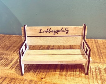 block bench/ custom engraving/ souvenir/ gift/ decoration