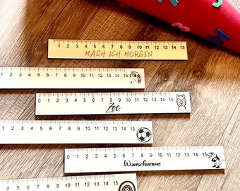 Personalized Wooden Rulers/School/Office