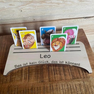 Spielkartenhalter/ Kinder/ Kartenhalter/ Holzspielzeug/ Geschenk für klein und groß