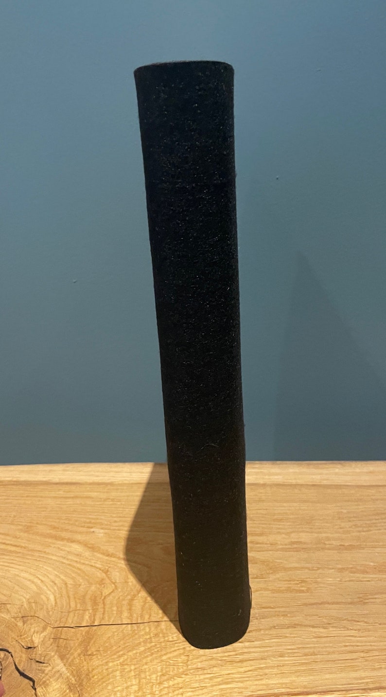 Ringordnereinband Rohling aus Filz für schmale DIN A4 Ordner mit einem Buchrücken von bis zu 2,5cm Länge aufgeklappt 56,5cm Höhe 34cm Bild 2