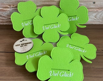 Cloverleaf money gifts, personalizable