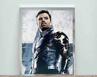 Bucky Barnes, Winter Soldier digital print
