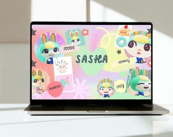 Sasha acnh desktop wallpaper