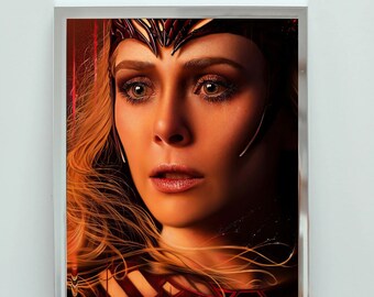 Scarlet witch poster/digital print