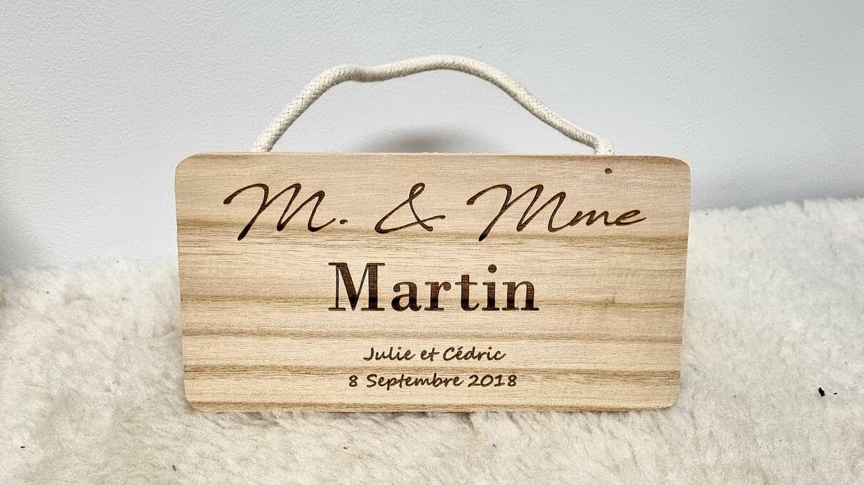 Plaque Monsieur/Madama