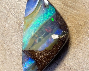 Sehr schöner Boulder Opal - 18,5 carats tolle Zeichnung und Farben