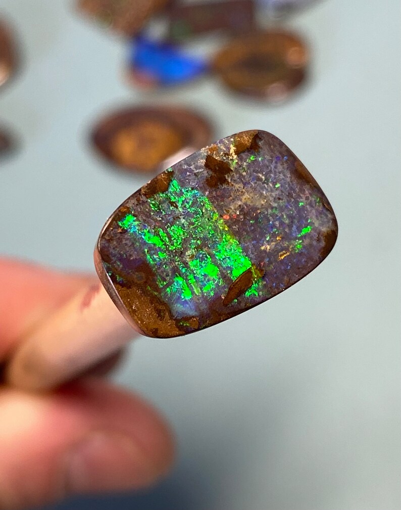 myOpal Qualitäts Opal 11,5 ct gris elektrische Streifen image 2