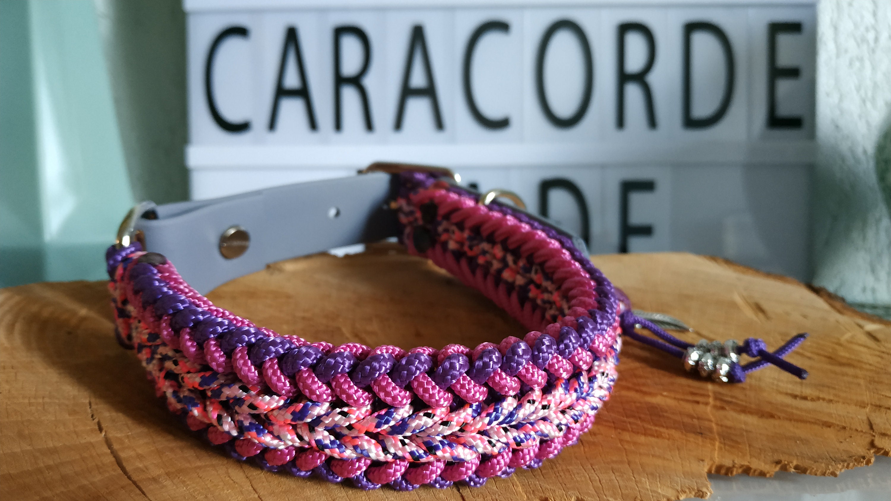 Collier Pour Chien en Paracorde Modèle Raven