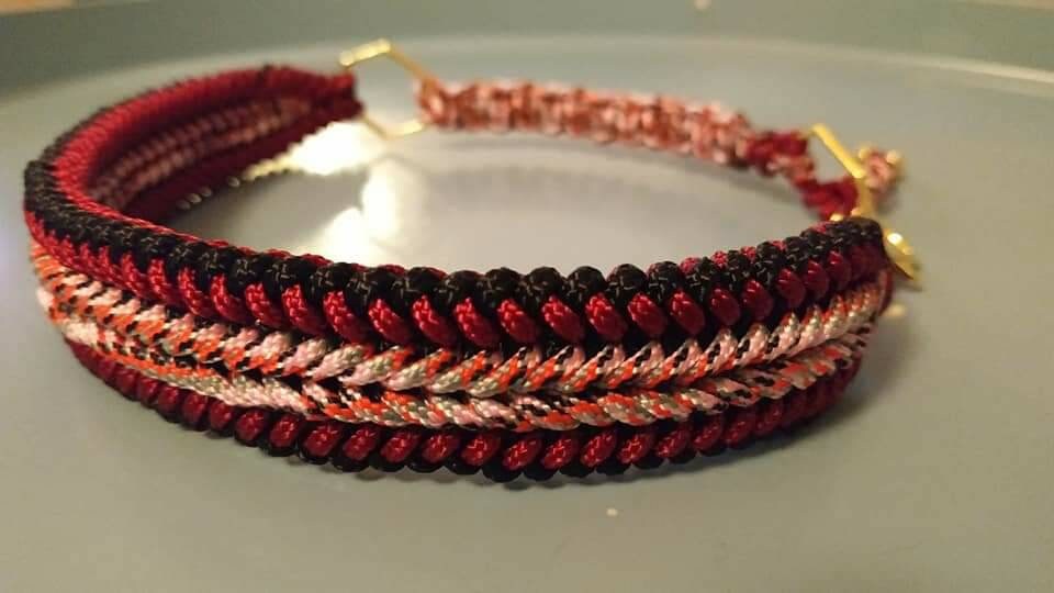 Collier Pour Chien en Paracorde Modèle Azur