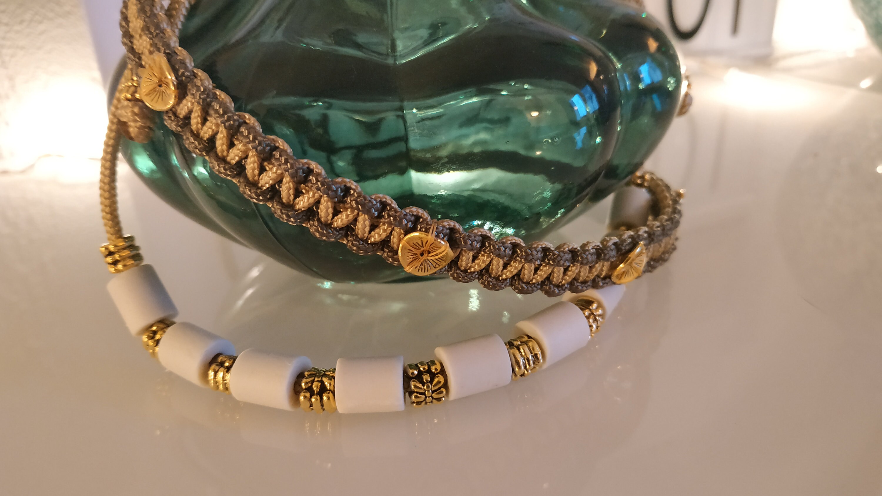 Duo Collier Porte-Médaille et Anti-Tiques Pour Chien Modèle Aleph