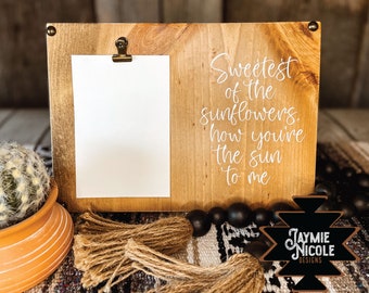 Country Music Lyric Picture Frame