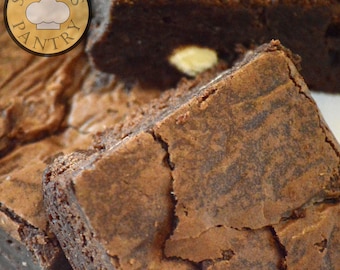 Homemade Triple Chocolate Brownies: Letterbox Gift