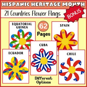 Hispanic Heritage Month Classroom Bulletin Board Set, 37 Iconic Figures ...