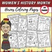 Printable Women's History Month Bundle:biography Bulletin Board Set ...
