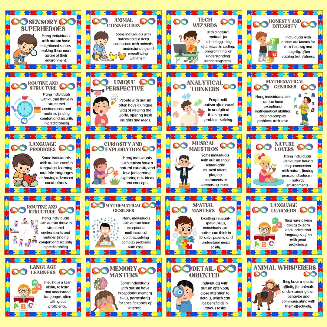 Autism Awareness Month Bulletin Board, Puzzle, April Classroom Decor ...