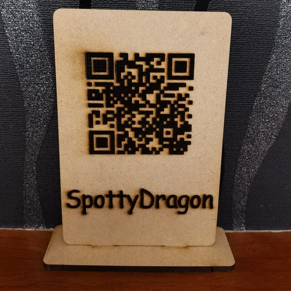 Qr Code Stand Etsy UK
