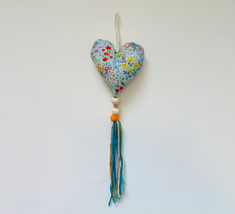 Hanging Fabric Heart Wall Decor Doorknob Hanging Heart Etsy