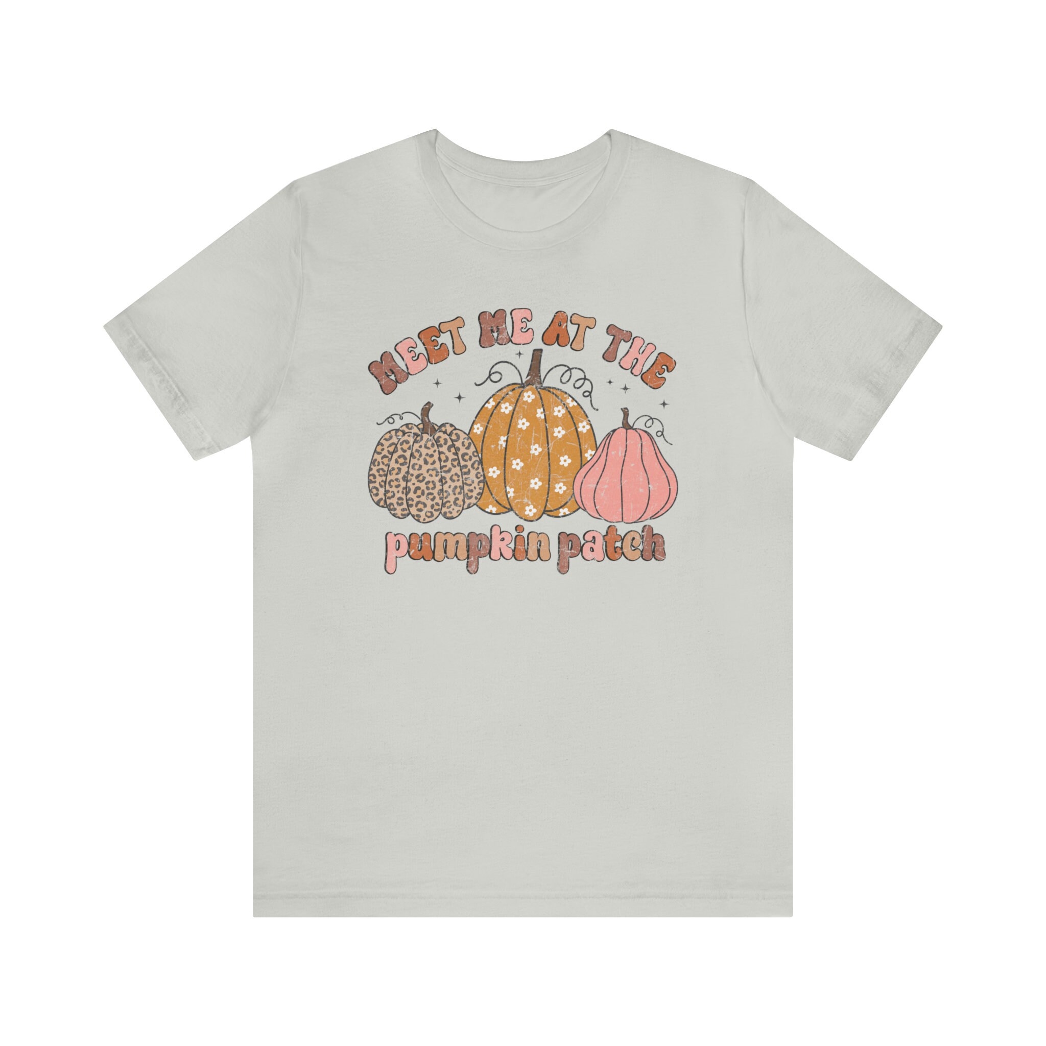 Discover Meet Me at the Pumpkin Patch Shirt | Bella + Canvas 3001 Unisex Jersey Short Sleeve Tee | Fall, Halloween, Retro