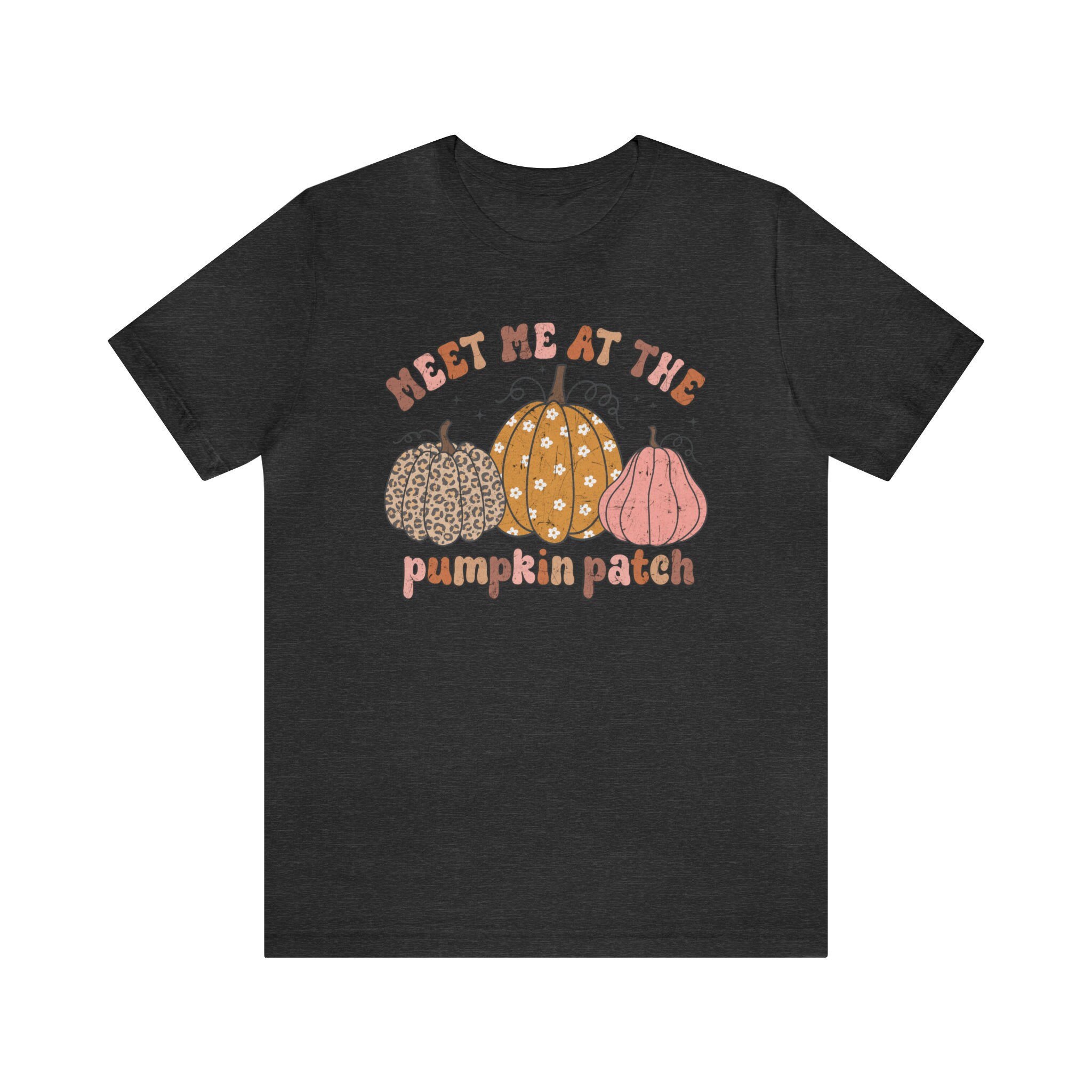 Discover Meet Me at the Pumpkin Patch Shirt | Bella + Canvas 3001 Unisex Jersey Short Sleeve Tee | Fall, Halloween, Retro