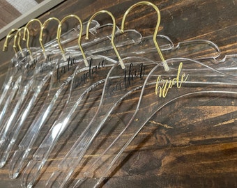 Custom Bridesmaids and Bridal Dress Hangers