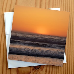 Carte vierge de photographie d'art de paysage 5 x 5