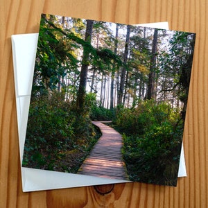 Carte vierge de photographie d'art de paysage 5 x 5