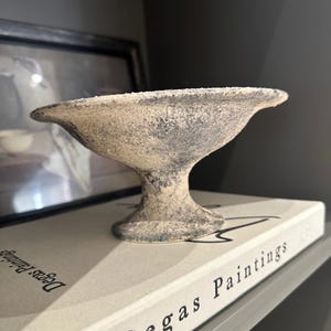 Handmade Ceramic Vintage Pedestal Bowl
