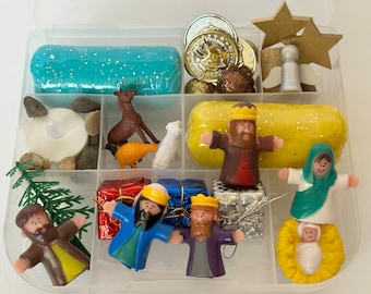 Nativity Scene Playdough/Sensory kit