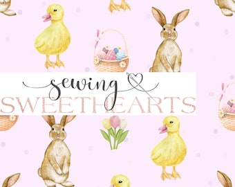 Patrón sin costuras de conejo de Pascua, patrón de repetición sin costuras de primavera, patrón de tela, sublimación de tela, papel digital