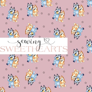 blue dog seamless pattern, sibling seamless repeat pattern, fabric pattern, fabric sublimation, digital seamless file, digital paper