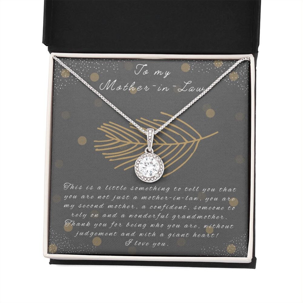 Collana suocera / Con biglietto di messaggio / Regalo della nuora - Italia