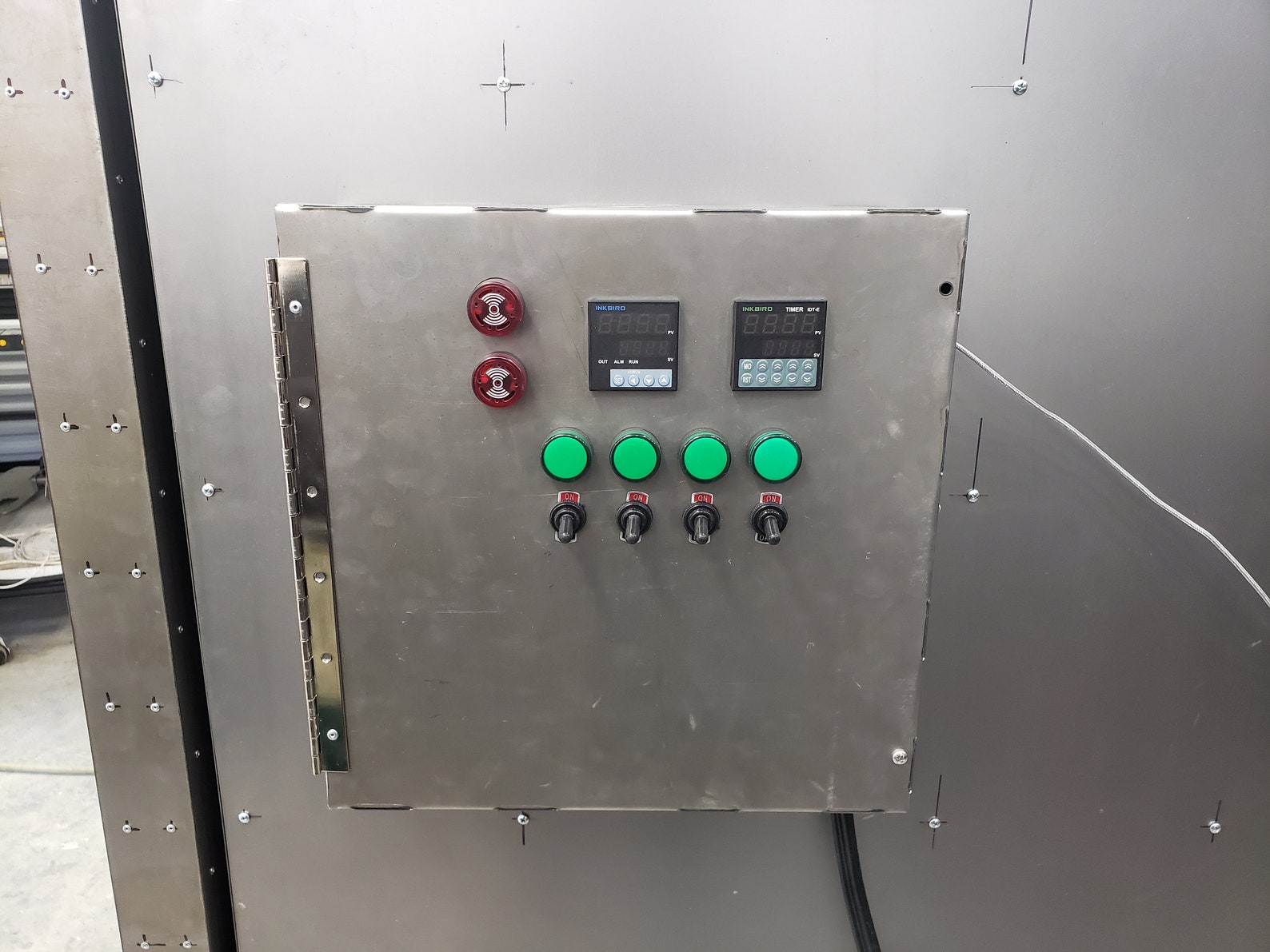 Powder Coating Oven DXF Powder Coating Control Panel Plasma Cut DXF