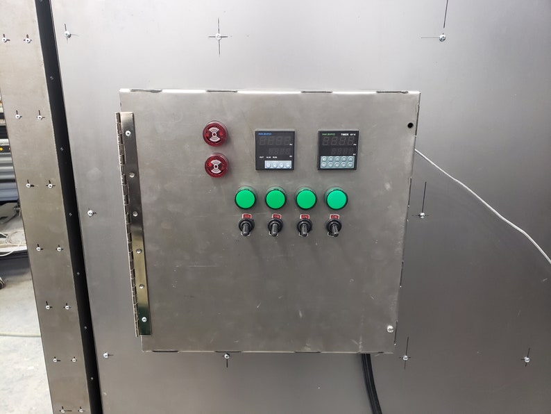 Powder Coating Oven DXF Powder Coating Control Panel Plasma Cut DXF
