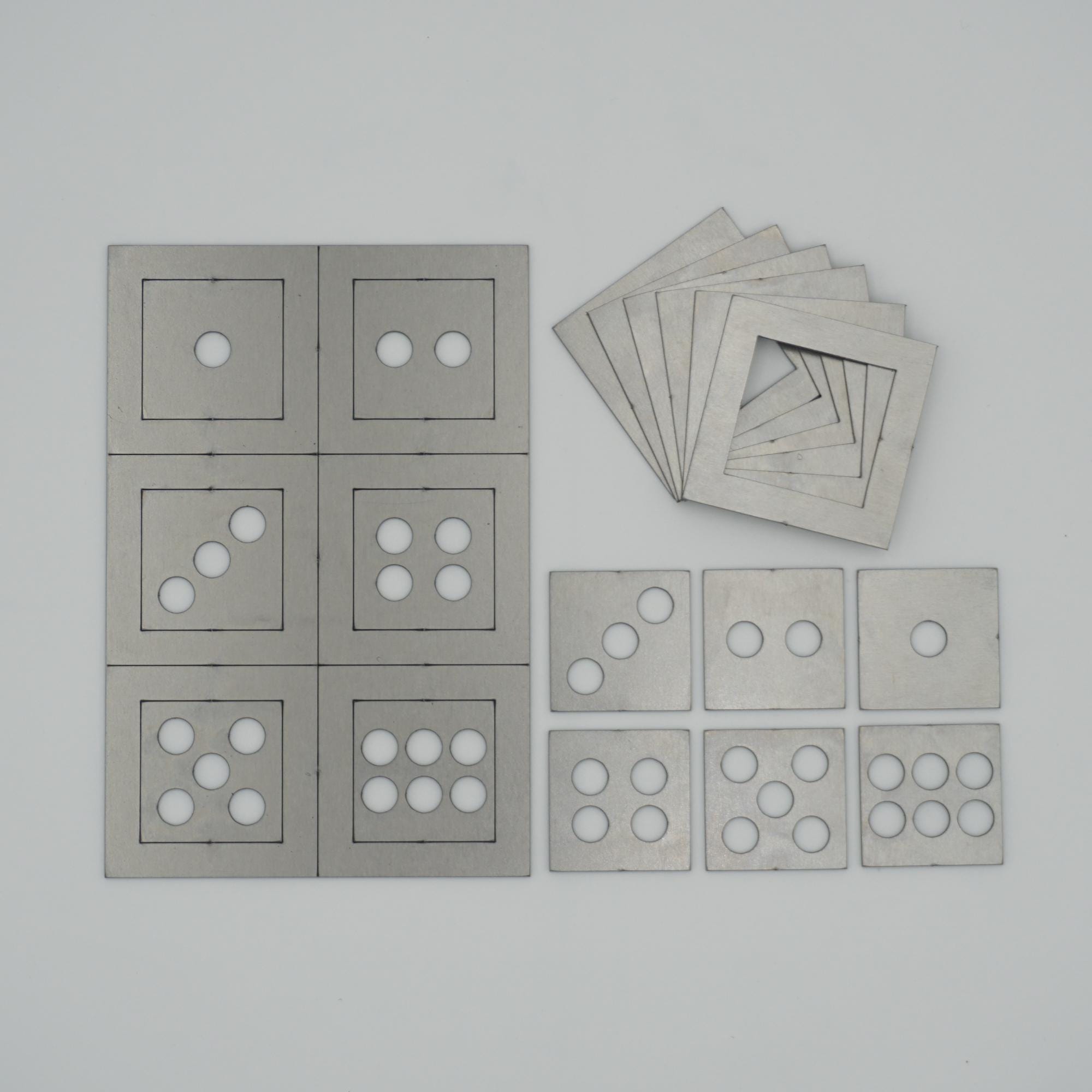 Schweißwürfel Aus Baustahl – 6 Stück, 10,2 X 10,2 X 0,3 Cm, Zum Üben Von MIG, TIG, E-Hand & Lichtbogenschweißen