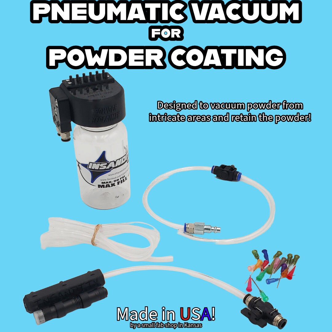 Pneumatic Vacuum for Powder Coating Maintenance Free Micro Vac Tool