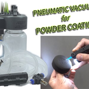 Pneumatic Vacuum for Powder Coating - Maintenance Free Micro Vac Tool