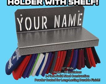 Personalized Can Cooler Holder w/ Shelf - Custom and Personalized with Your Name Beverage Holder Dispenser Perfect Personalized Gift Idea