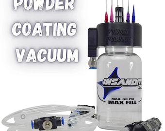 Pneumatic Powder Coating Vacuum – Micro Vac for Two-Tone Powder Removal