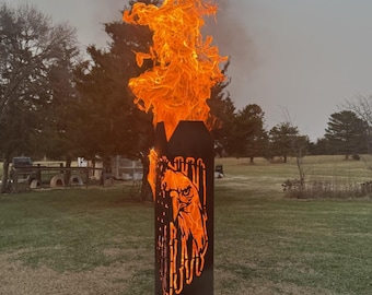 4' Smudge Pot Welding Kit - DIY Welding Projects Kit, Smudge Pot, Fire Pit, DIY Waste Oil Burner, Portable Firepit, Physical Product, Patio