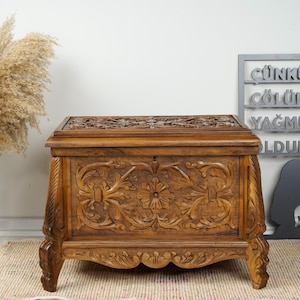 Personalized Original Treasure Chest - Lockable Storage