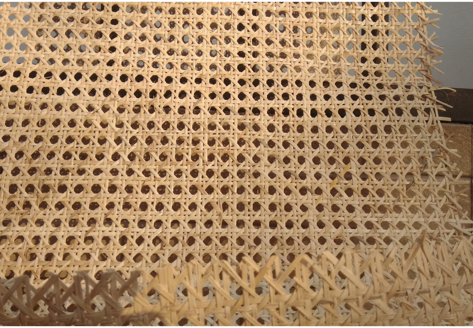 18 Wide, Natural Hexagonal Rattan Cane Webbing, DIY Caning Material,  Projects