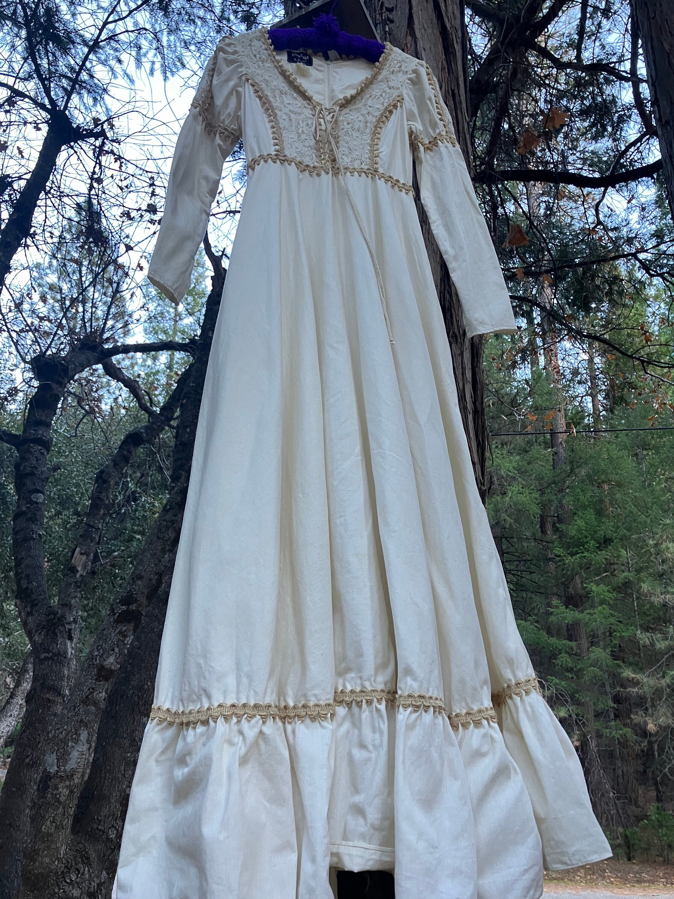 Rare Jessica Mcclintock Gunnesax Black Label Renaissance Style 