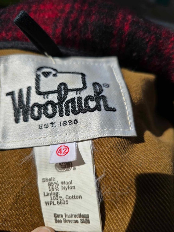 1960s 60s Woolrich  wool jacket coat workwear ant… - image 5
