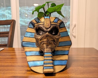 PowerSlave Eddie Iron Maiden Inspired / 3d Printed / Hand Painted / Halloween