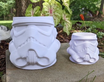 Trooper Planter / Star Wars Inspired / Storm Trooper / House Plant / Succulent