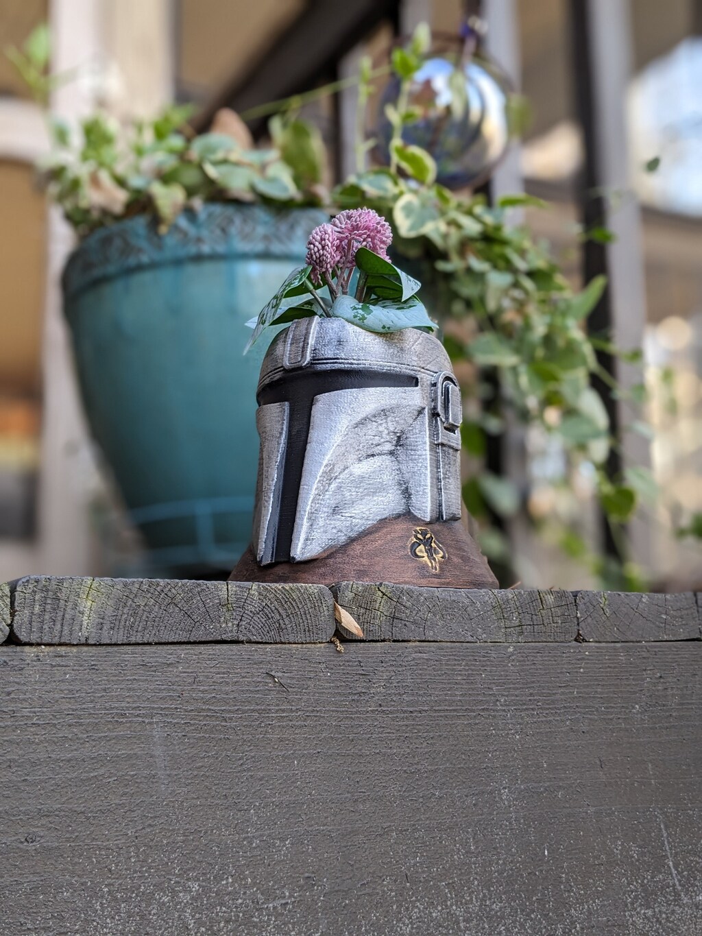 HMB Star Wars - Il Bambino (Grogu) - Vaso Floreale In Ceramica Per Decorazione Casa, Oggetto Da Collezione Ufficiale